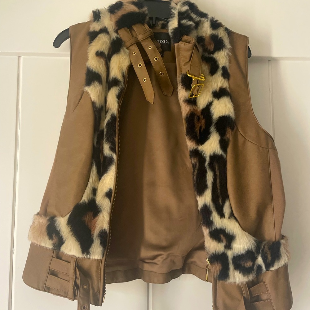 XOXO Animal Print Vest